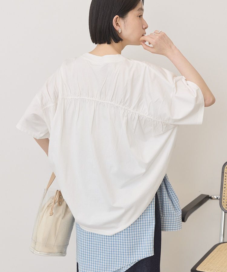 AMERICAN HOLIC「バックギャザーコクーンカットプルオーバー」|Tシャツ・カットソー|