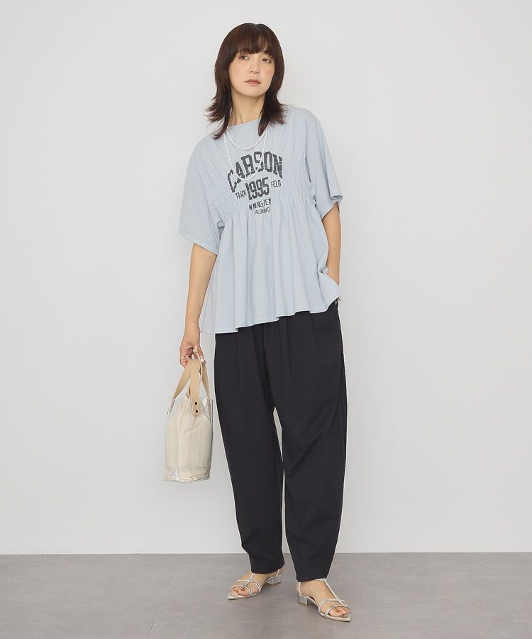 AMERICAN HOLIC「シャーリングプリントTシャツ」|Tシャツ・カットソー|