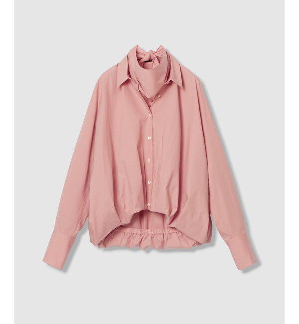 allureville「〈WEB・一部店舗別注〉スカーフ付バルーンシャツ」|シャツ・ブラウス|