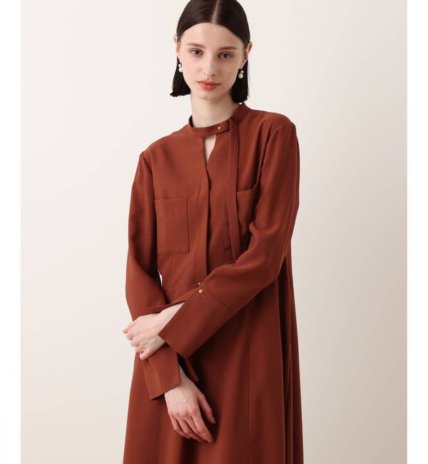 allureville「アシンメトリーボウタイワンピース」|ワンピース|