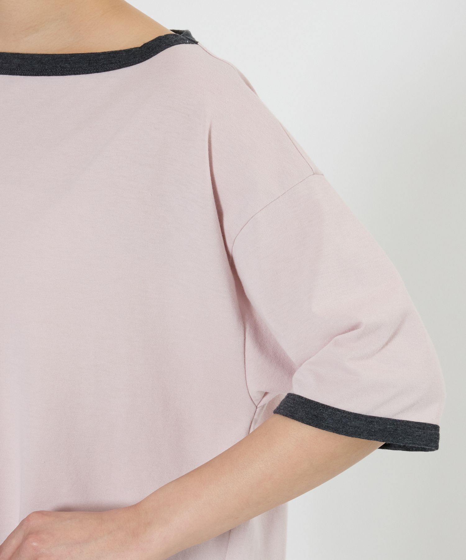 BABYLONE「バイカラーカットソー/マシンウォッシャブル」|Tシャツ・カットソー|