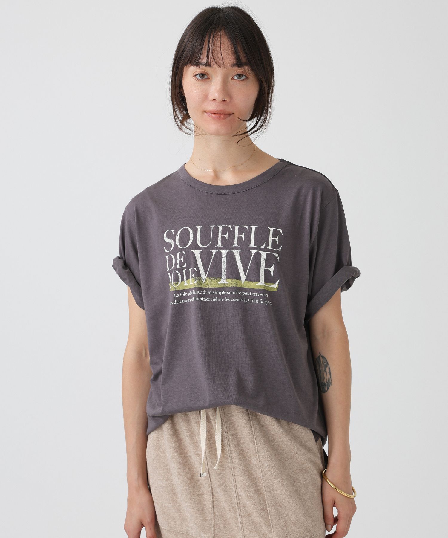  「【81BRANCA】＜別注＞Souffle TEE				」|Tシャツ・カットソー|