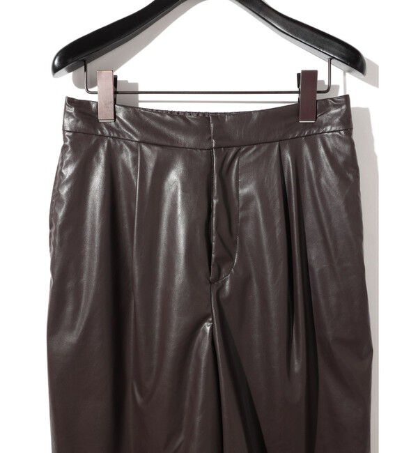 MIDIUMISOLID「MIDIUMISOLID for Ladies シンセティックレザーショートパンツ」|その他|