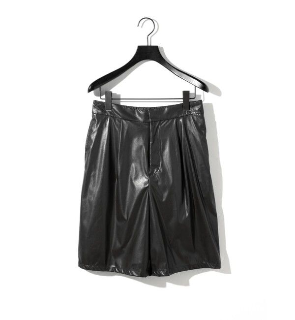MIDIUMISOLID「MIDIUMISOLID for Ladies シンセティックレザーショートパンツ」|その他|