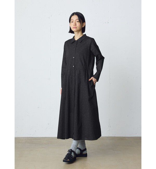 MidiUmi「MidiUmi ウエスト切り替えドットワンピース」|ワンピース|
