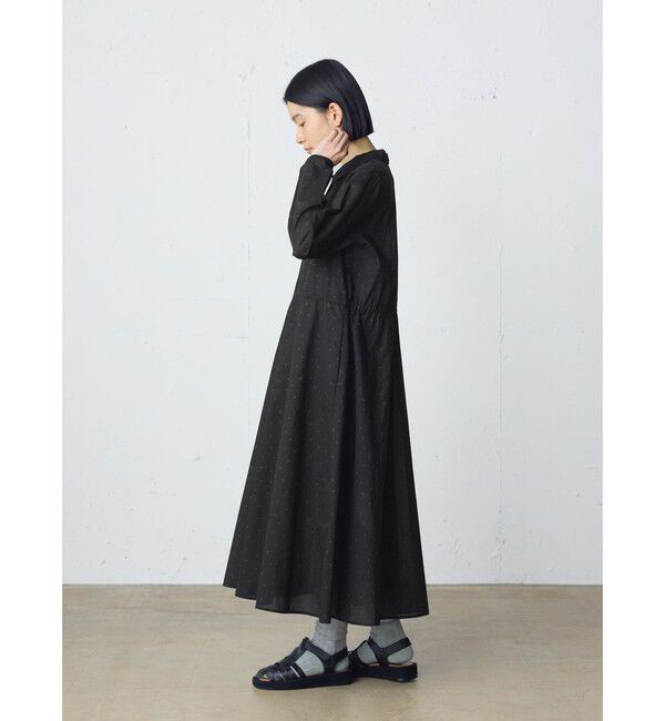 MidiUmi「MidiUmi ウエスト切り替えドットワンピース」|ワンピース|