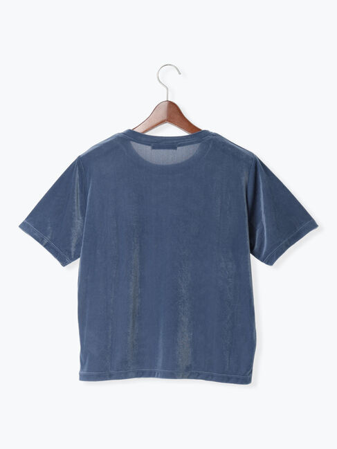 Te chichi「シアーベロアロゴ刺繍Tシャツ」|Tシャツ・カットソー|