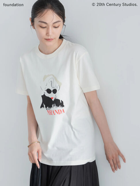 Te chichi「【プラダを着た悪魔】ミランダTシャツ」|Tシャツ・カットソー|アイボリー