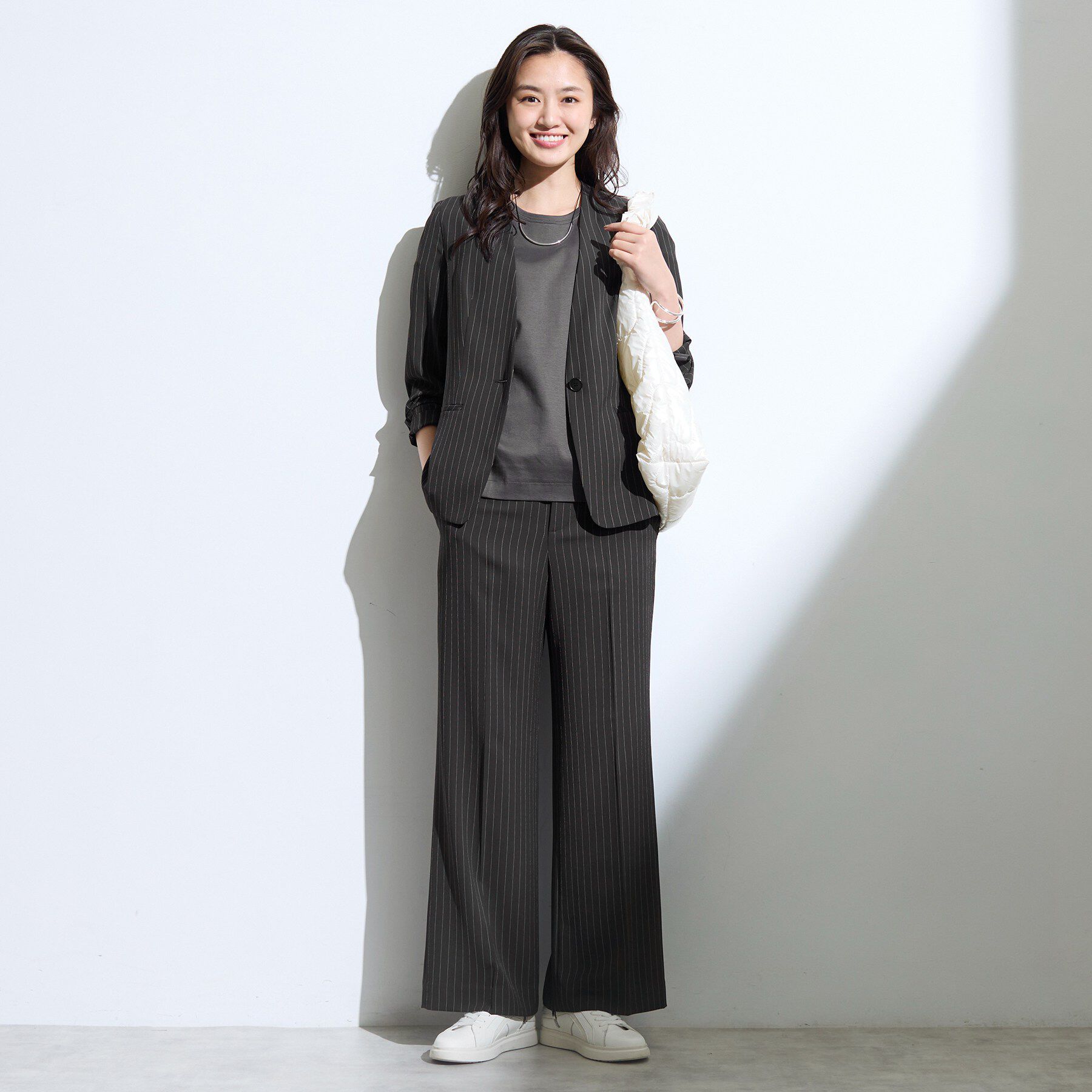 INDIVI「【新作登場！着る日傘】 ワイドストレートパンツ」|その他|