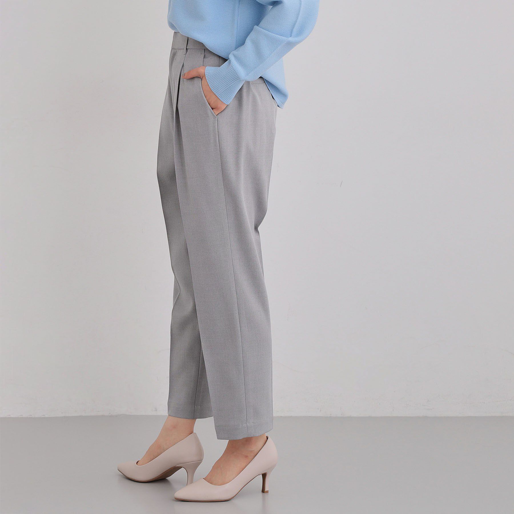 THE SHOP TK「【通勤にもデイリーにも】CAVIAN ベーシックテーパードパンツ/セットアップ可」|その他|