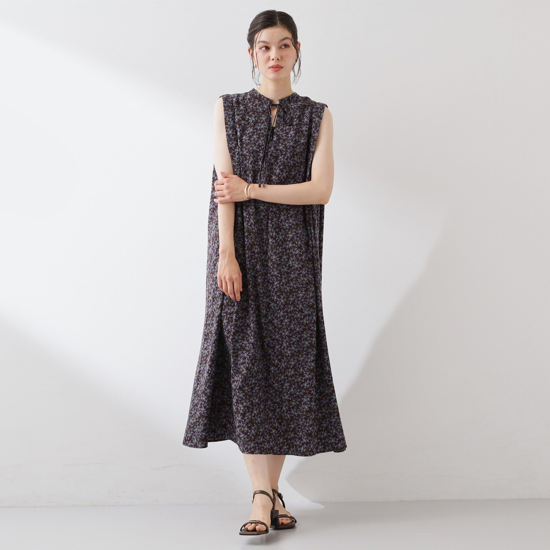 THE SHOP TK「大人のリゾートムード 小花柄ワンピース」|ワンピース|