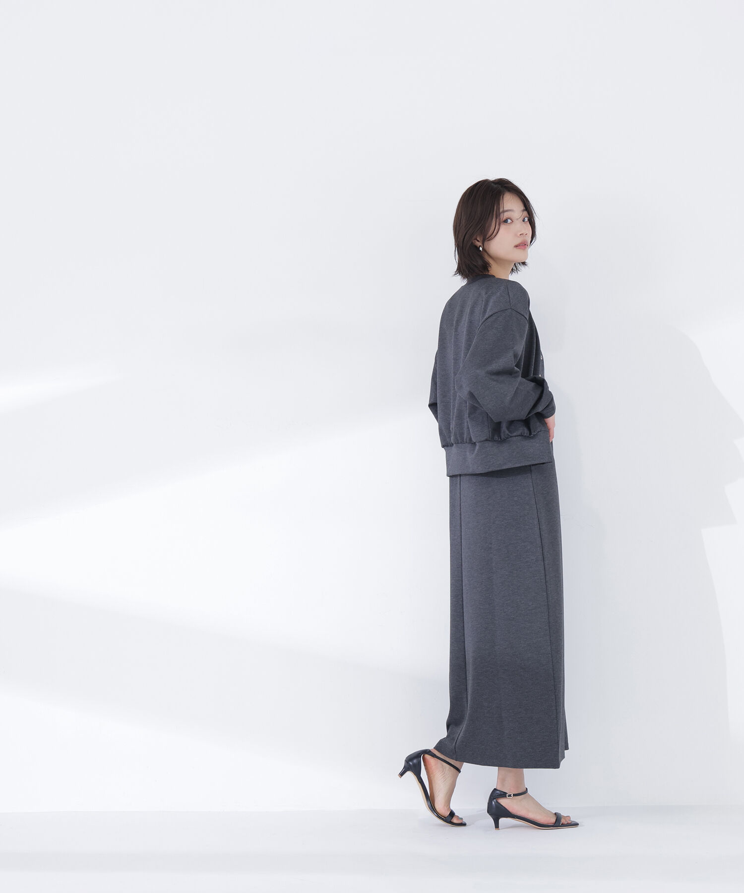  「カーデセットナローワンピース」|ワンピース|