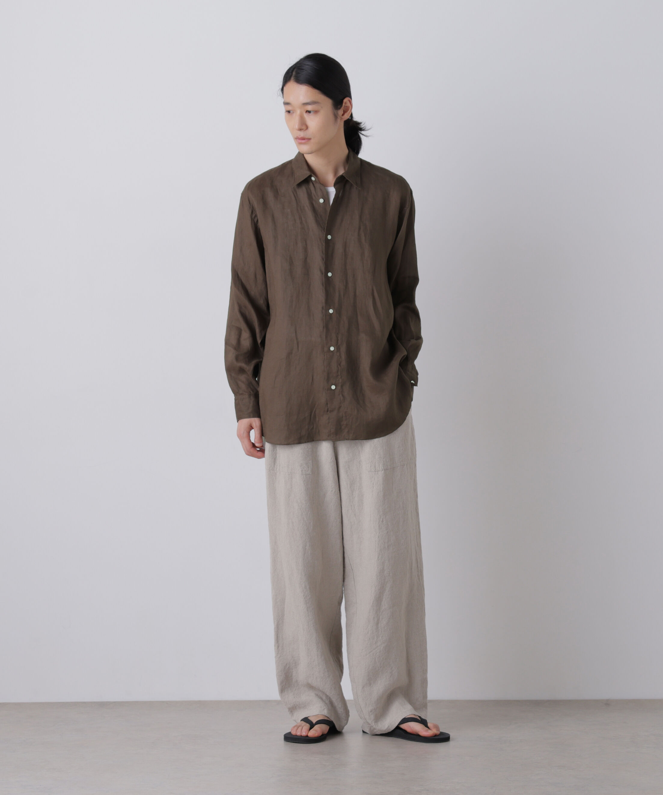 YLEVE 「YLEVE / LINEN BROADCLOTH SHIRT」|シャツ・ブラウス|