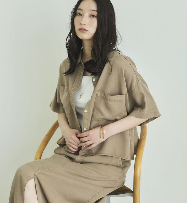 Doux archives「セルロースソフト半袖シャツ」|シャツ・ブラウス|