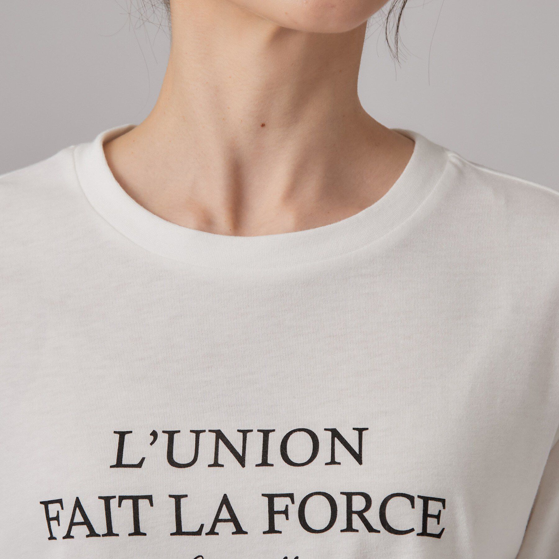 SHOO･LA･RUE「【2点セット】クロシェベスト+ロゴTセット」|Tシャツ・カットソー|