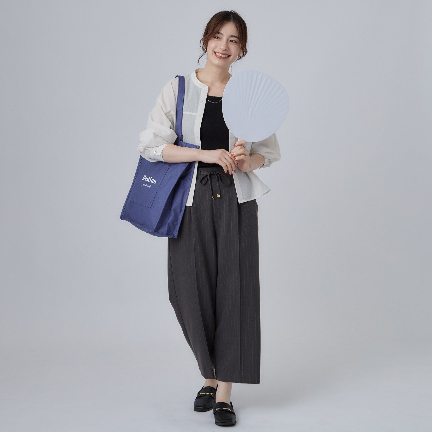 SHOO･LA･RUE「【推し活もできる／うちわが入る】キャンバストートバッグ」|トートバッグ|