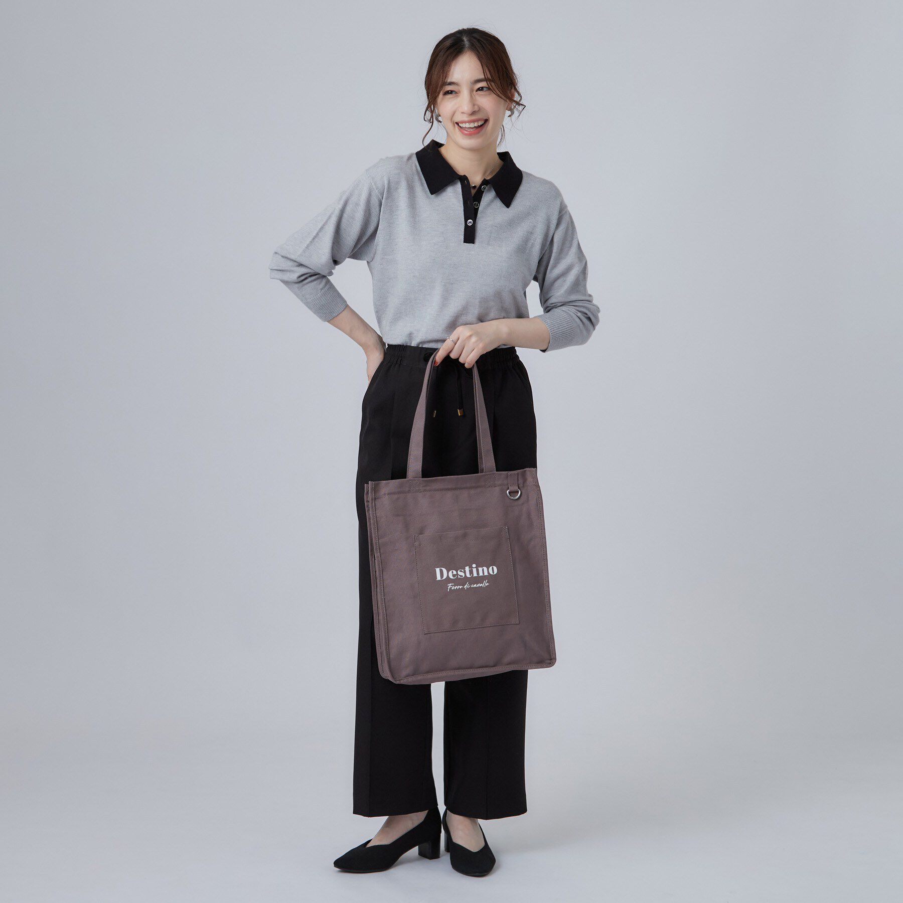 SHOO･LA･RUE「【推し活もできる／うちわが入る】キャンバストートバッグ」|トートバッグ|