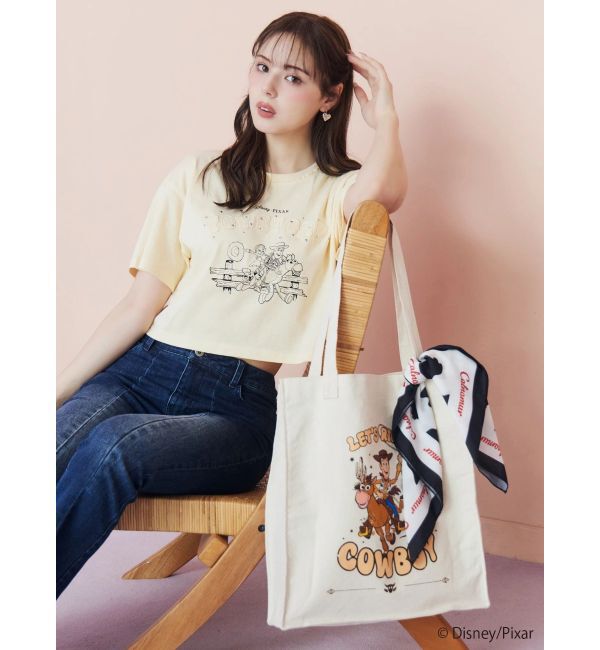 CALNAMUR「【TOY STORY】パッチワークロゴＴシャツ」|Tシャツ・カットソー|