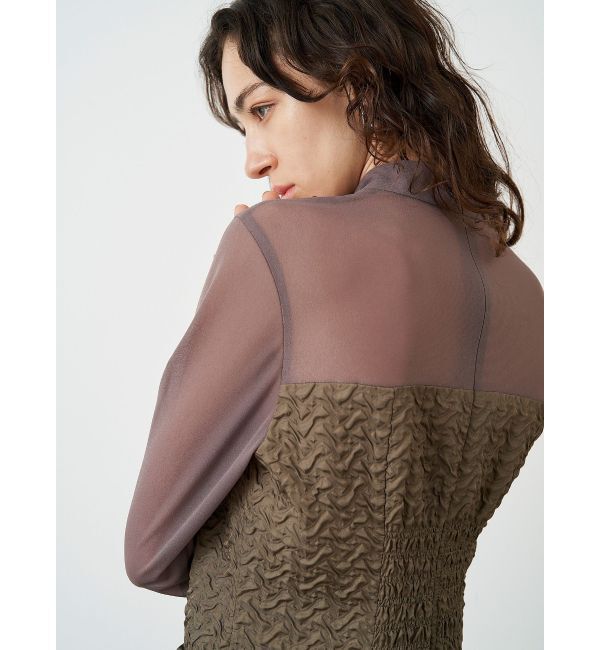 ELENDEEK「SHEER DOCKING GATHER OP」|ワンピース|