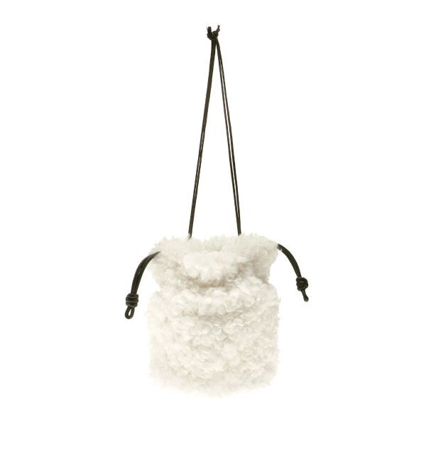 ELENDEEK「ECO FUR DRAWSTRING BAG」|ハンドバッグ|