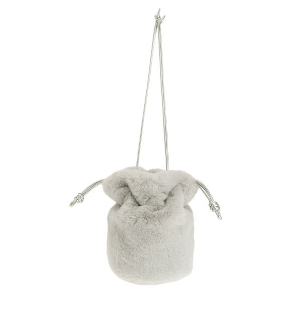 ELENDEEK「ECO FUR DRAWSTRING BAG」|ハンドバッグ|