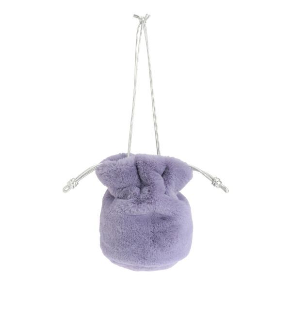 ELENDEEK「ECO FUR DRAWSTRING BAG」|ハンドバッグ|