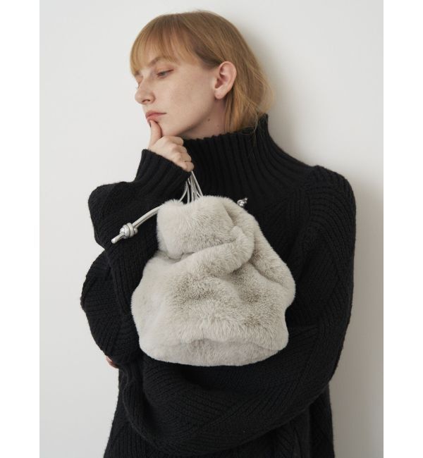 ELENDEEK「ECO FUR DRAWSTRING BAG」|ハンドバッグ|