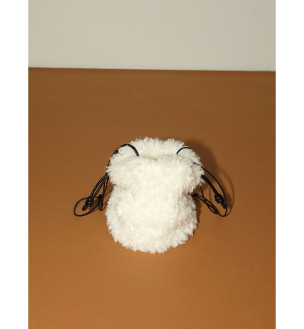 ELENDEEK「ECO FUR DRAWSTRING BAG」|ハンドバッグ|