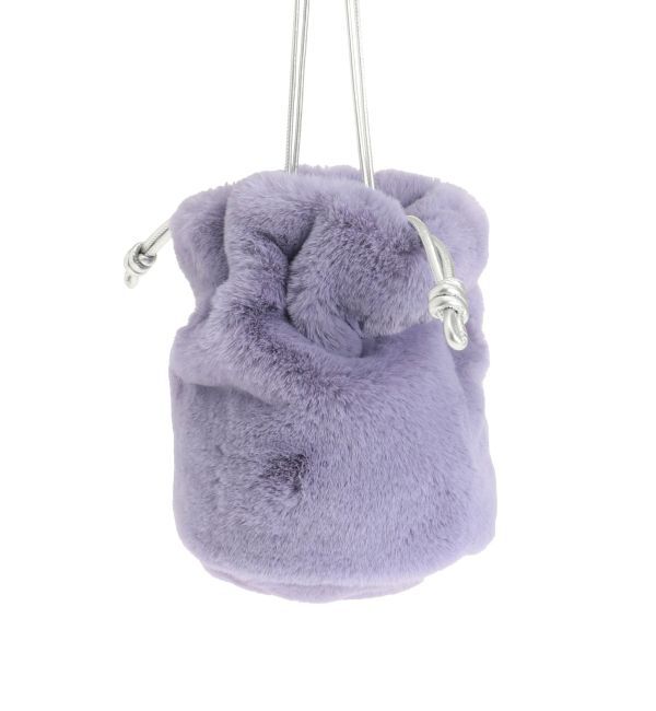 ELENDEEK「ECO FUR DRAWSTRING BAG」|ハンドバッグ|