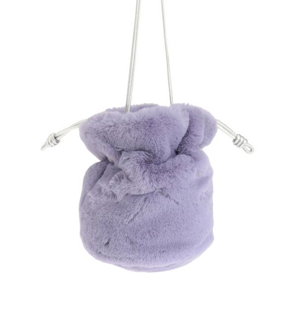 ELENDEEK「ECO FUR DRAWSTRING BAG」|ハンドバッグ|