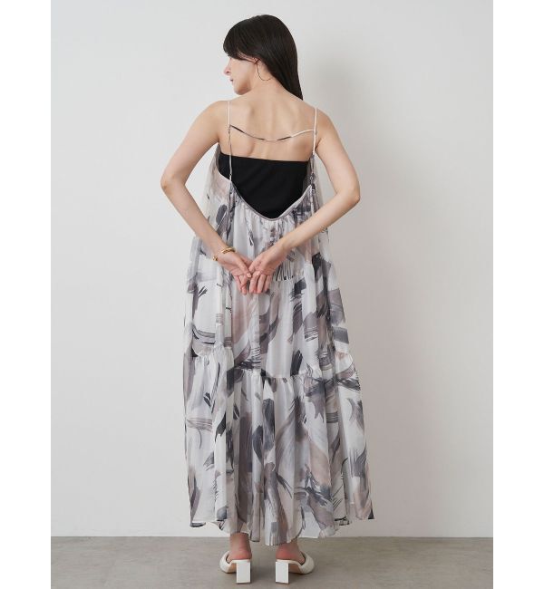 ELENDEEK「PAINTING PATTERN CAMI OP」|ワンピース|