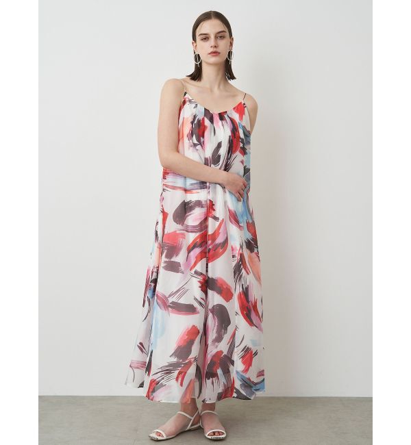 ELENDEEK「PAINTING PATTERN CAMI OP」|ワンピース|