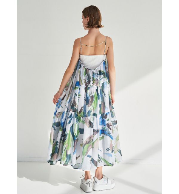 ELENDEEK「PAINTING PATTERN CAMI OP」|ワンピース|