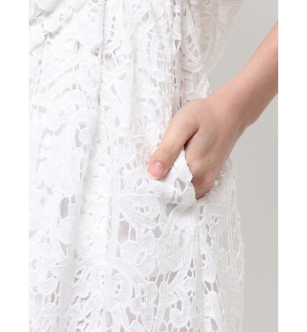 ELENDEEK「LACE LAYERED OP」|ワンピース|