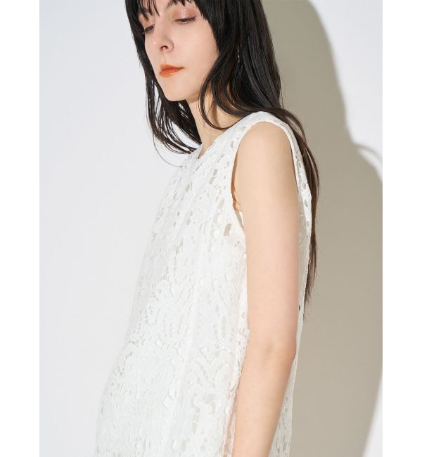ELENDEEK「LACE LAYERED OP」|ワンピース|