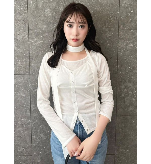 dazzlin「レイヤードデザインカットソー」|Tシャツ・カットソー|