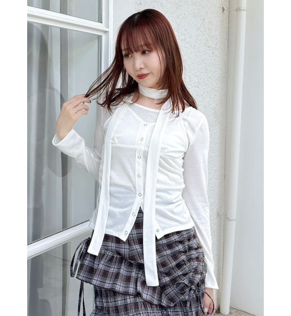 dazzlin「レイヤードデザインカットソー」|Tシャツ・カットソー|