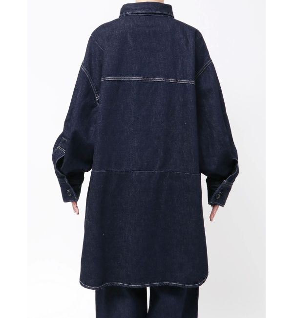 Ungrid「【Htage】ビッグシルエットデニムシャツ」|シャツ・ブラウス|