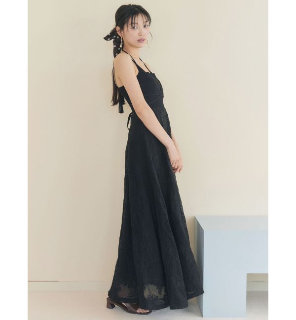 LAGUNAMOON「メッシュコンビニットドッキングワンピ-ス」|ワンピース|