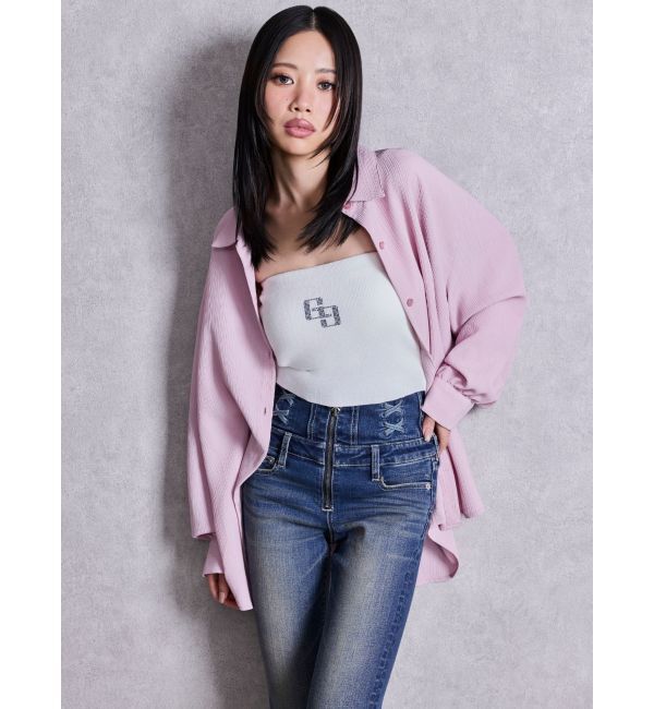 GYDA「Los Angeles Crinkleシャツ」|シャツ・ブラウス|