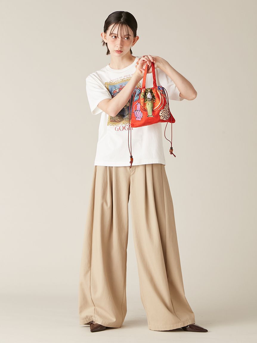 LILY BROWN「ワイドレッグタックパンツ」|その他|