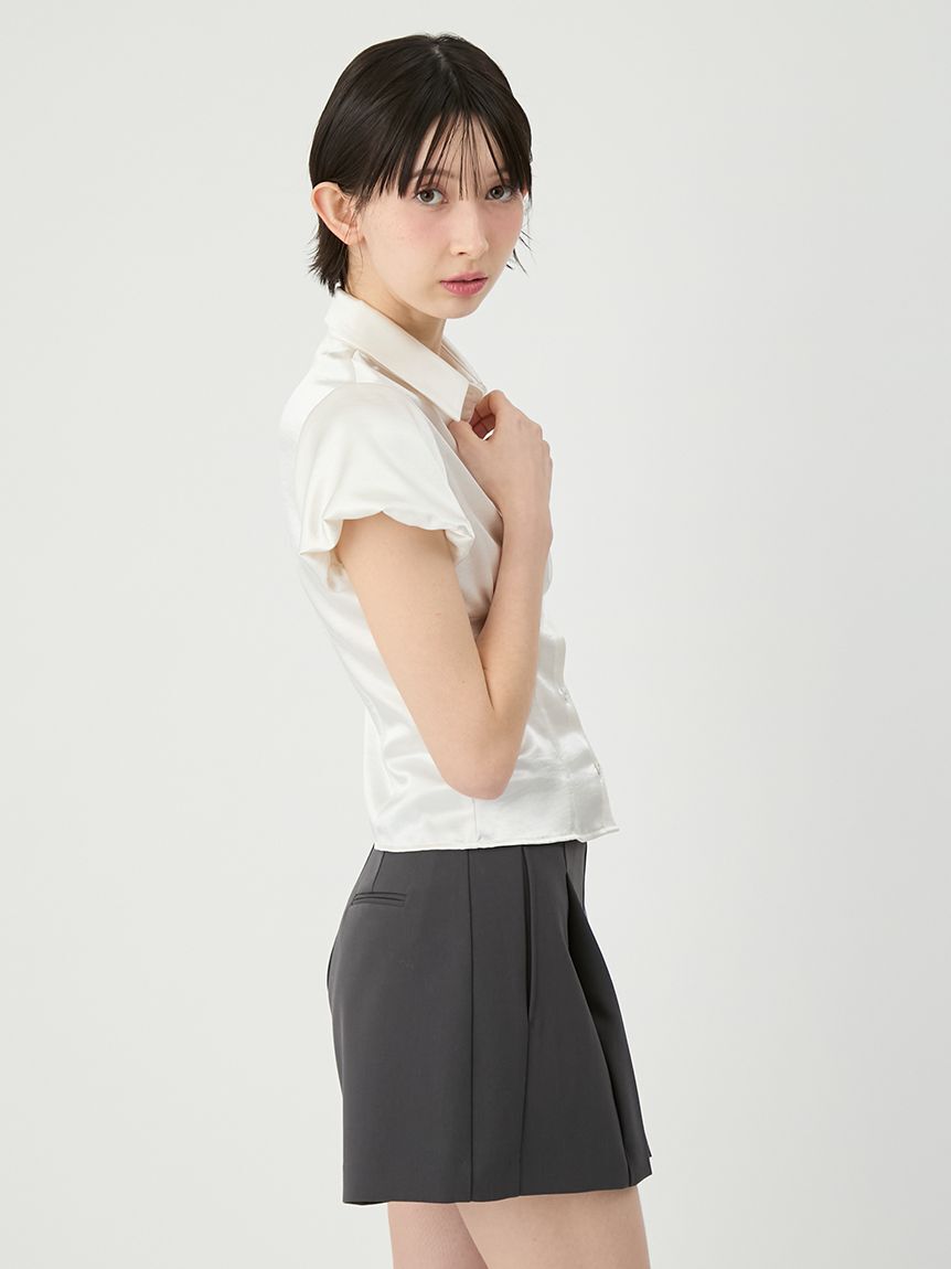 LILY BROWN「ベルト付きタックショートパンツ」|その他|