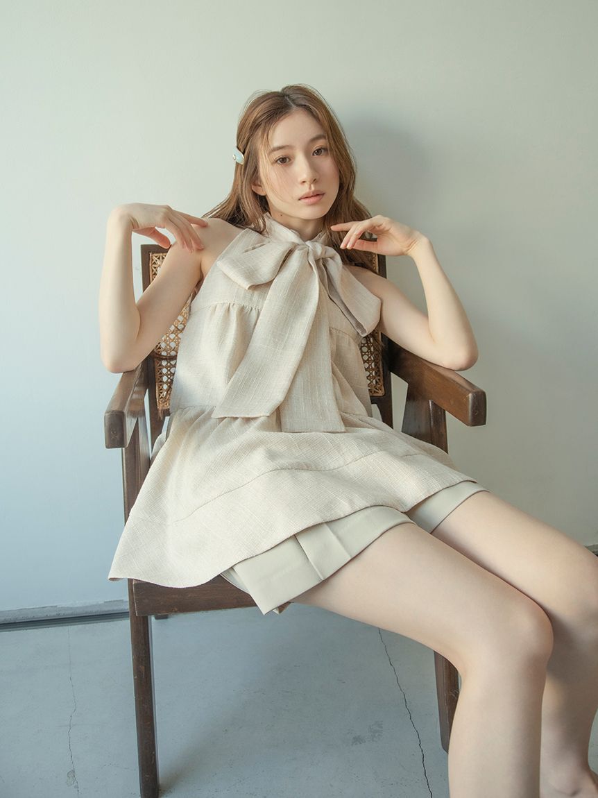 LILY BROWN「ベルト付きタックショートパンツ」|その他|