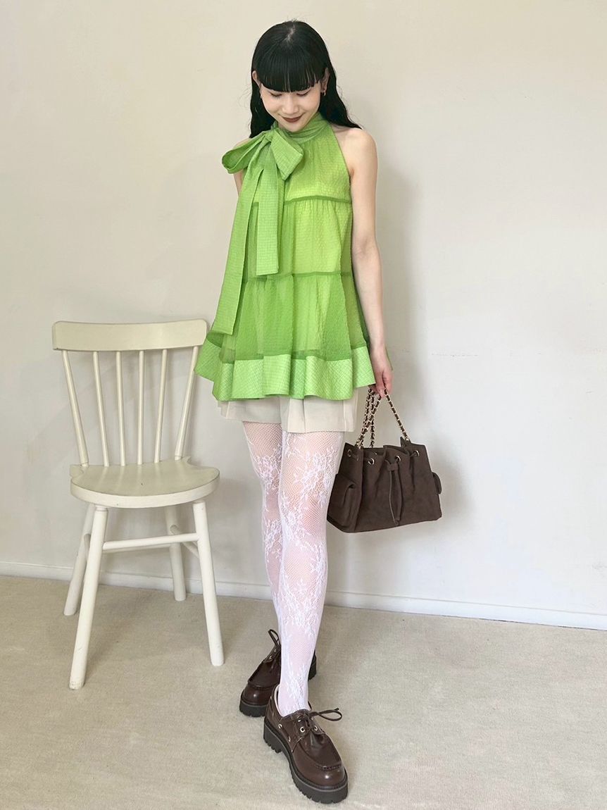 LILY BROWN「ベルト付きタックショートパンツ」|その他|