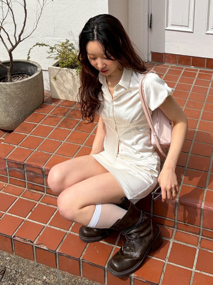 LILY BROWN「サテンミニスカショートパンツ」|その他|