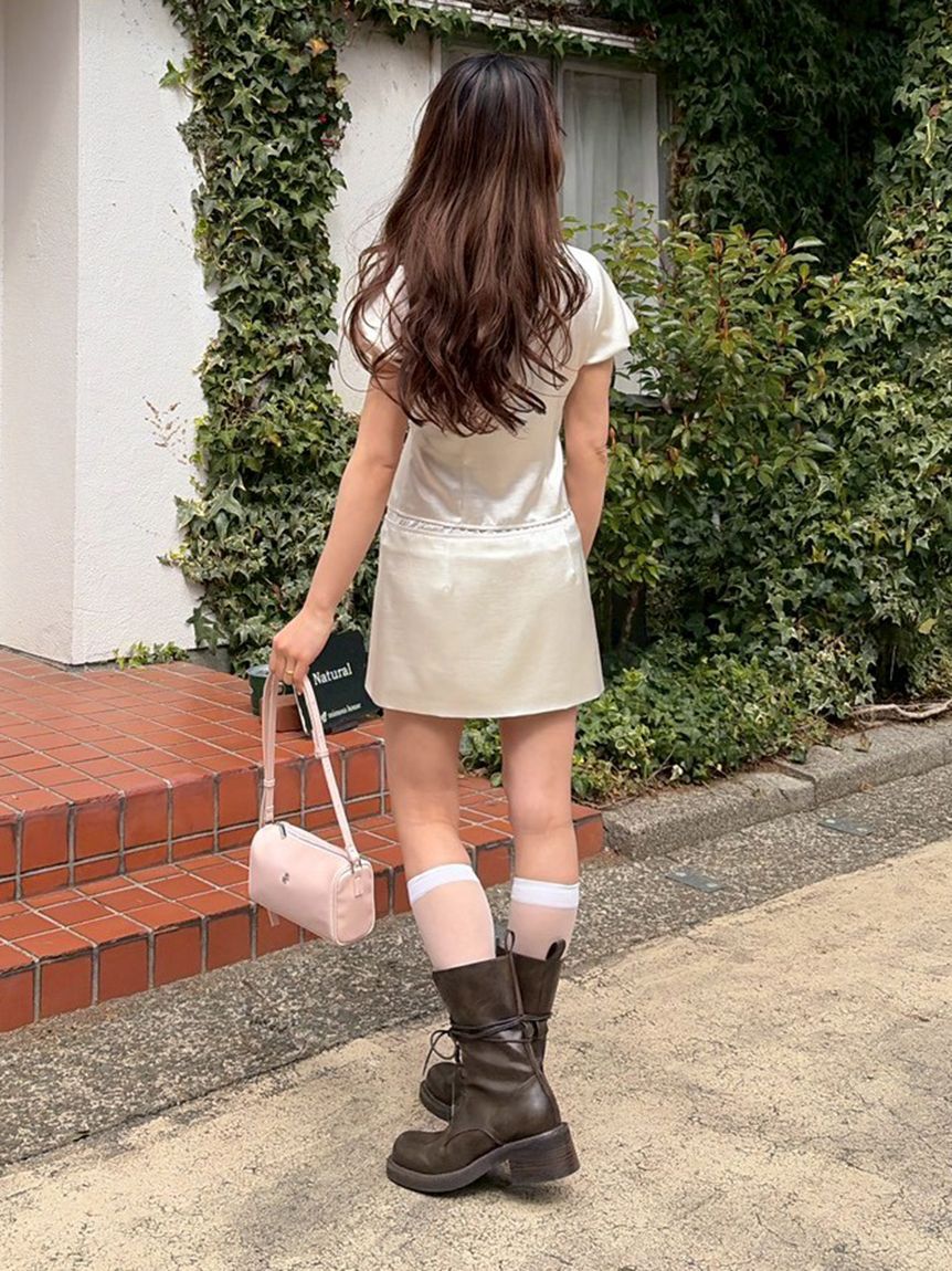 LILY BROWN「サテンミニスカショートパンツ」|その他|