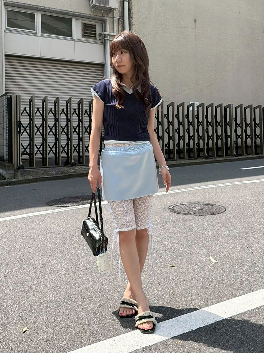 LILY BROWN「サテンミニスカショートパンツ」|その他|
