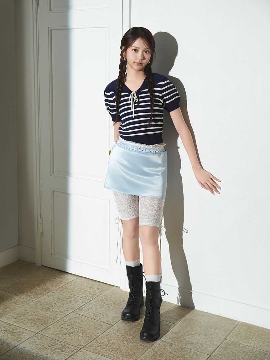 LILY BROWN「サテンミニスカショートパンツ」|その他|