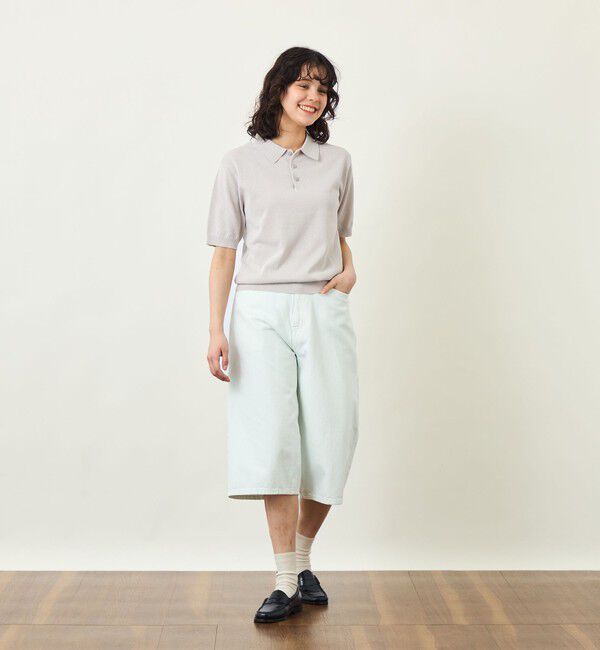 MACKINTOSH PHILOSOPHY「GREY LABEL リネンミックスポロニット」|ニット・セーター|
