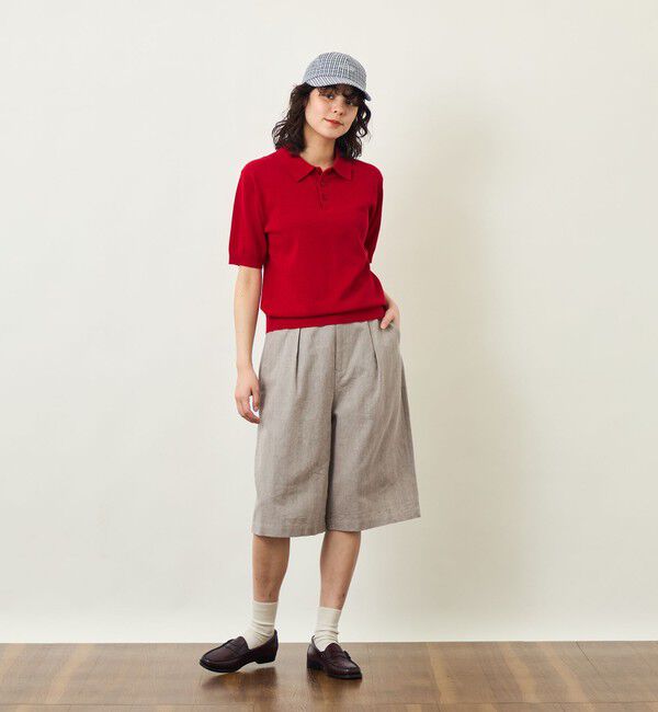 MACKINTOSH PHILOSOPHY「GREY LABEL リネンミックスポロニット」|ニット・セーター|